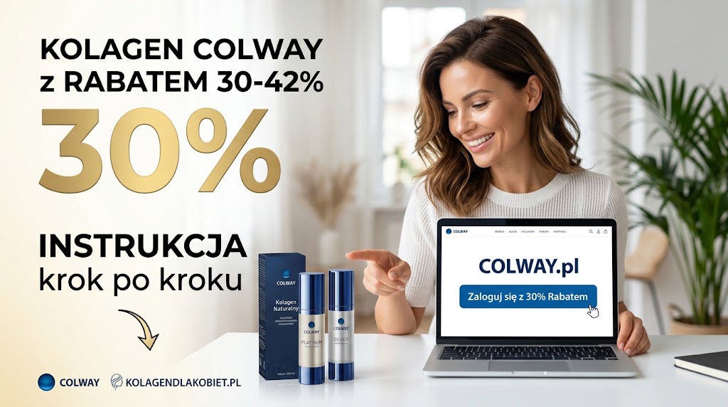 Zamawianie kolagenu Colway z rabatem 30%
